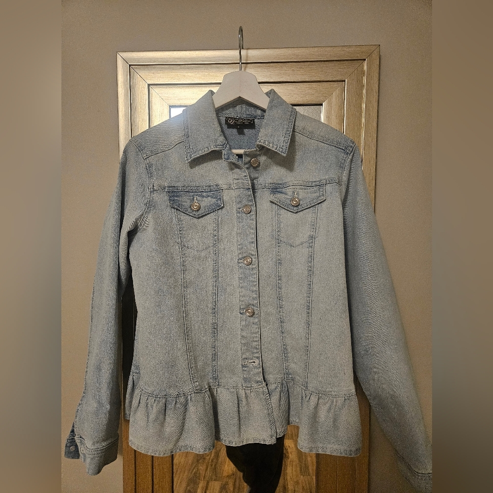 DG2 by Diane Gilman Light Blue Jean Jacket
